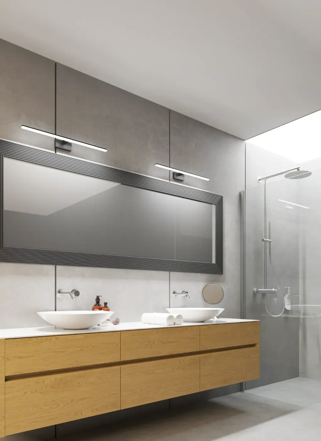 lampy łazienkowe nad lustro