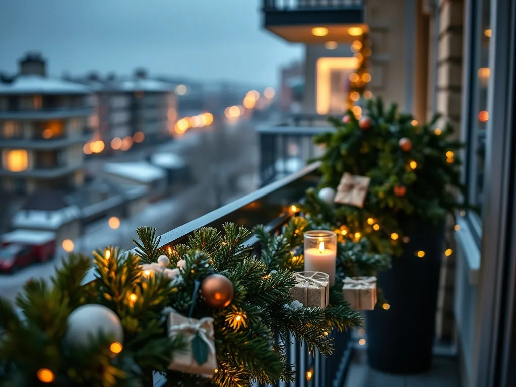 Ozdoby swiateczne na balkon – pomysły i inspiracje