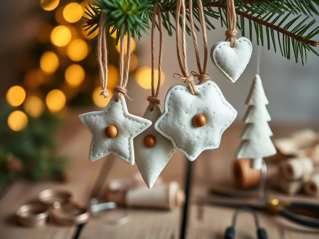 Ozdoby z filcu na choinkę – pomysły i instrukcje DIY