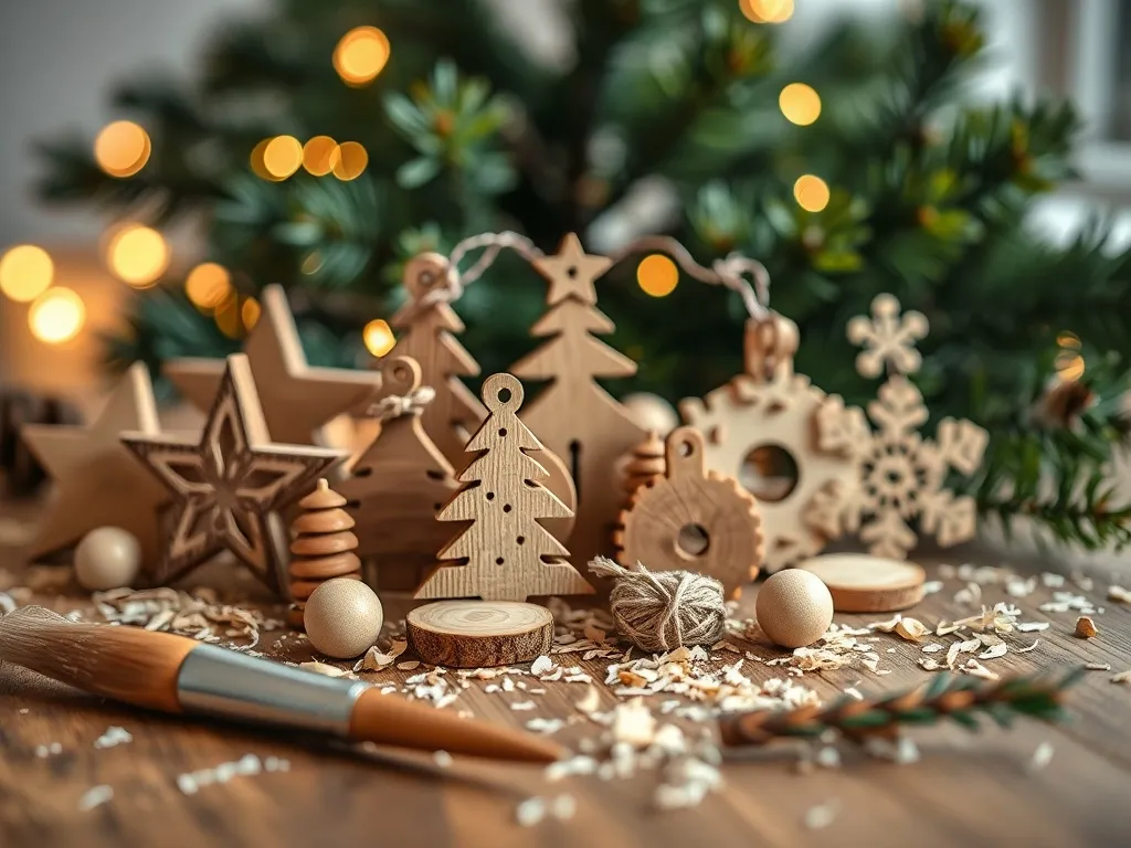 Ozdoby świąteczne z drewna – inspiracje i pomysły DIY