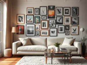 Co powiesić na ścianie w salonie?